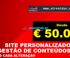 Criamos seu site ou loja online - 50.00€