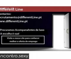 Trabalho Acompanhante de Luxo - Agência Different Line